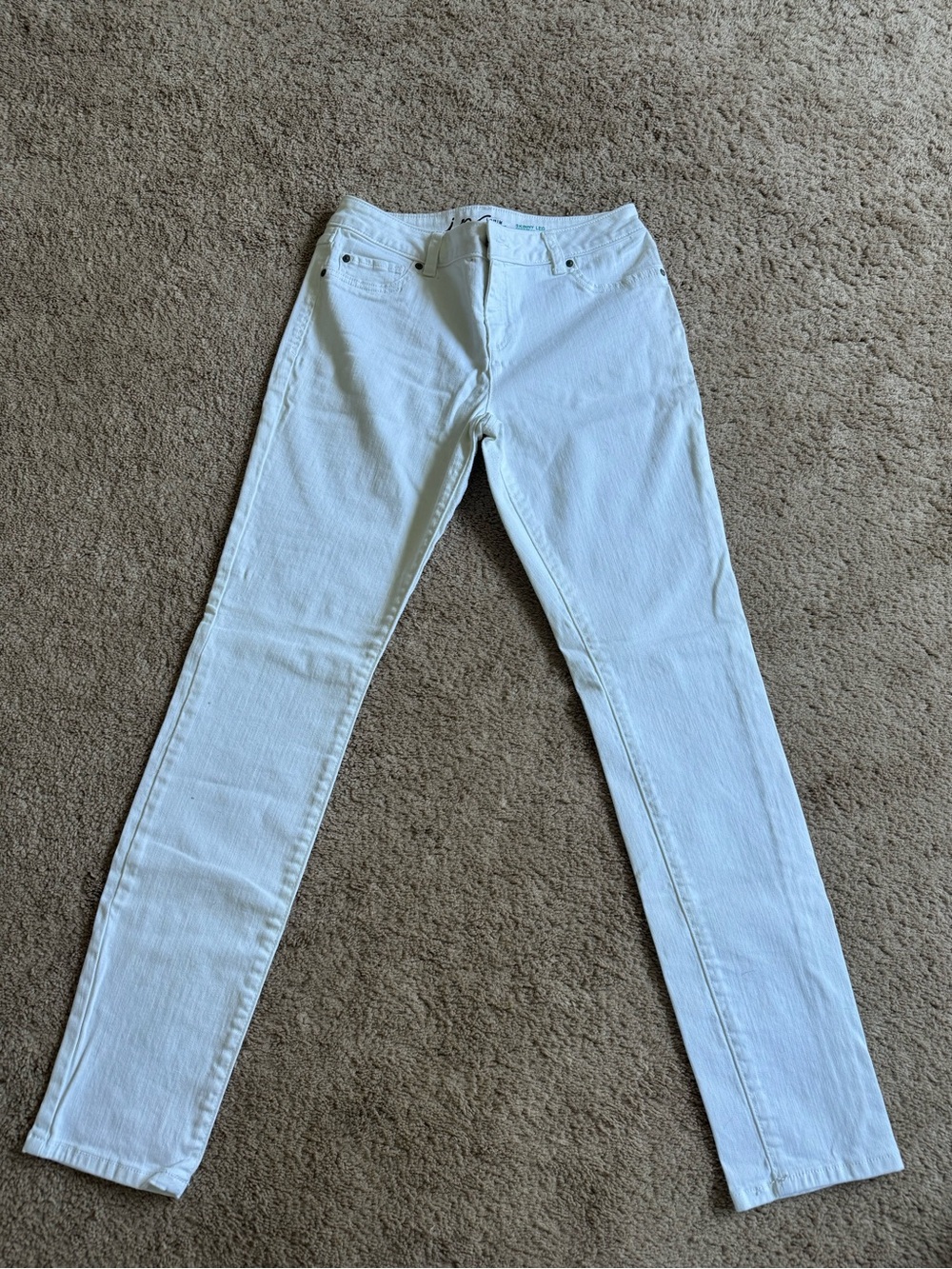 INC International Concepts White Women’s Skinny Jeans